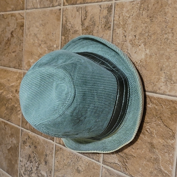 Sage Green Corduroy Fedora! - Picture 4 of 4
